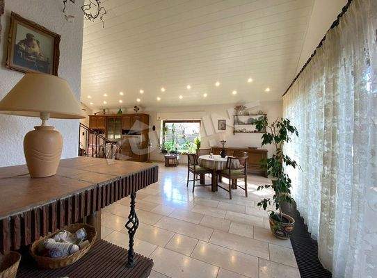 Zugang in den offenen Wohn-Essbereich