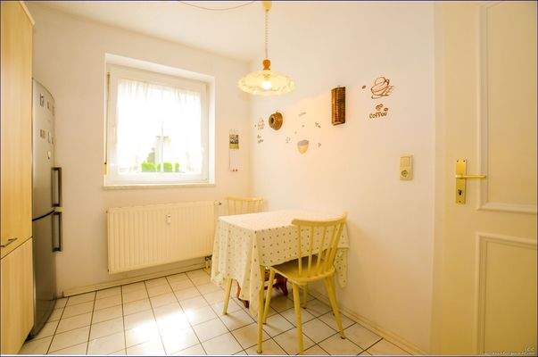 Der Essbereich in der Küche