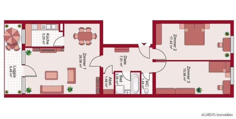 Guter Schnitt - Viel Platz