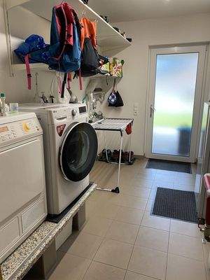 Heizraum und Waschraum