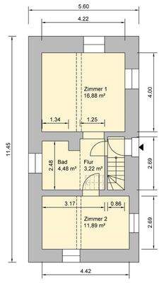 Grundriss Erdgeschoss - Bestand