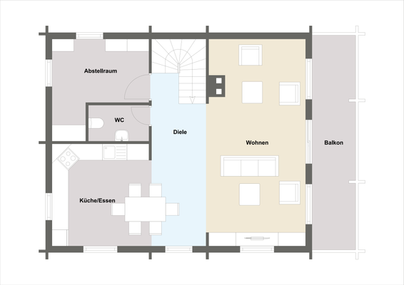 Grundriss Obergeschoss