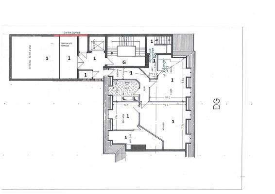 Geschossplan 4. Etage Nr. 1
