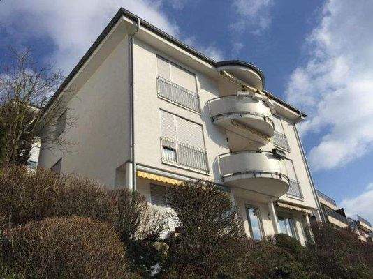 Kubisches Wohnhaus, Hangseite