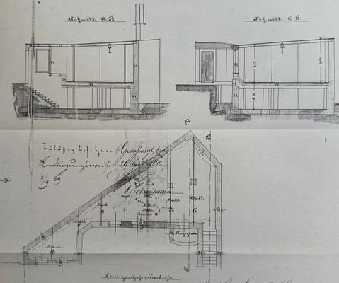 Ehemalige Bebauung - Ansicht Hinterhaus