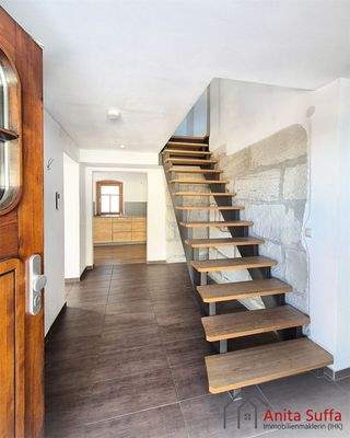 Haus A: Blick von der Haustür