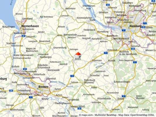 Geolyzer Kartenausschnitt