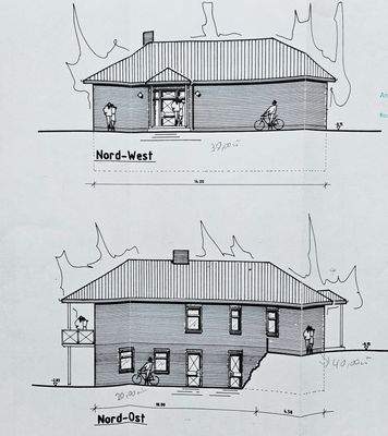 Ansicht Nord-Ost und Nord-West