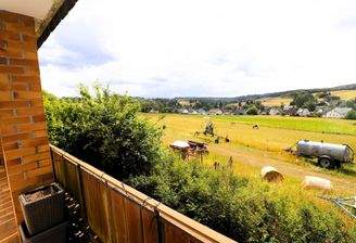Blick vom Balkon