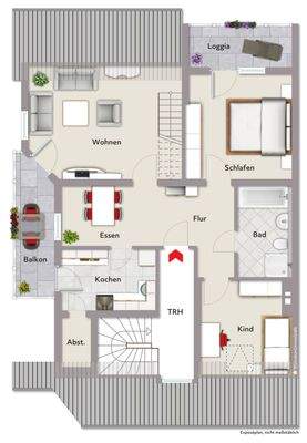 Grundriss Dachgeschoss