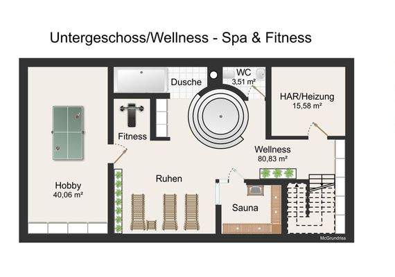 Grundriss Untergeschoss 
