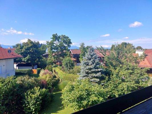 Ausblick vom Balkon