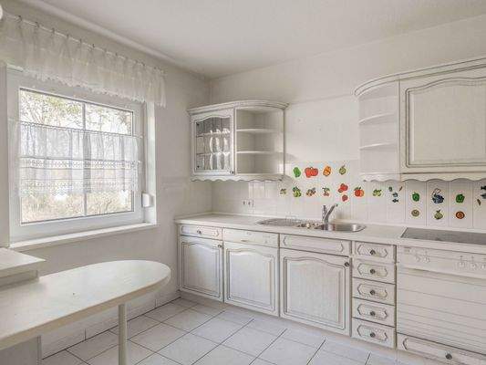 Kitchen semi-open to the living area