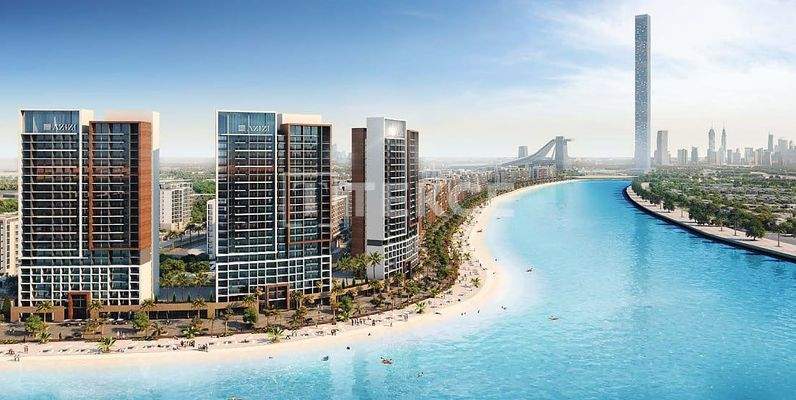 Apartments with a Crystal Lagoon in a Complex in Dubai Meydan