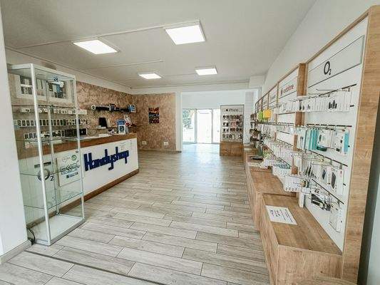 Helle Verkaufsflächen