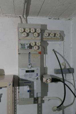 Stromanschluss mit Zähler