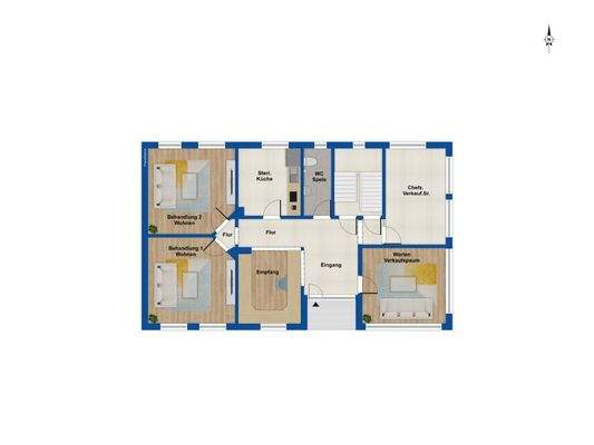 Grundriss EG - Praxis