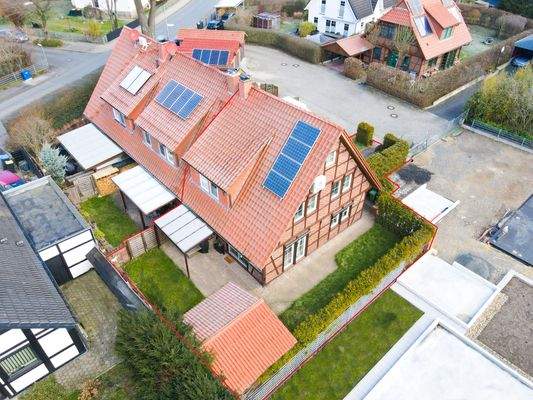 Drohnenbild mit Grenzen