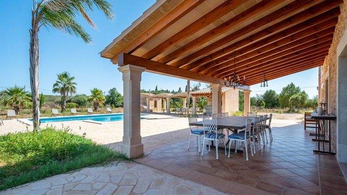 Santany Mallorca Villa zur Miete Veranda 92546