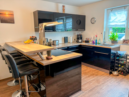 offene Küche im Erdgeschoss