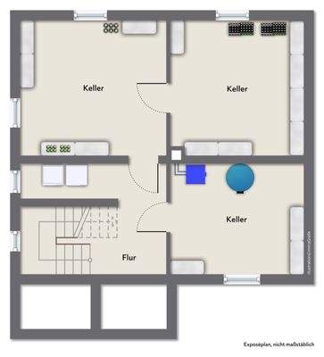 Grundriss Kellergeschoss