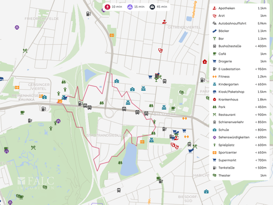 Lageplan (Mikrolage)