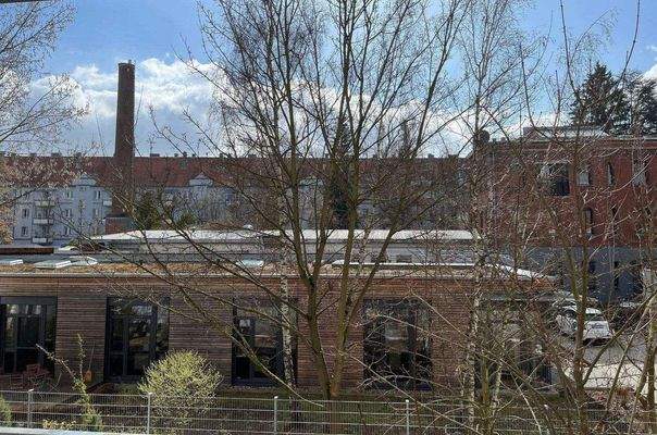 ...im Sommer schön begrünt