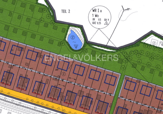 Ausschnitt Bebauungsplan