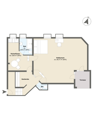 Grundriss Untergeschoss