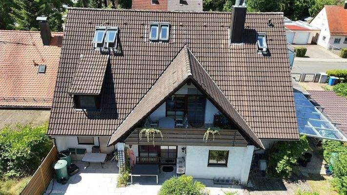 Vogelperspektive Haus 