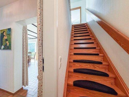 Treppe zur Einliegerwohnung