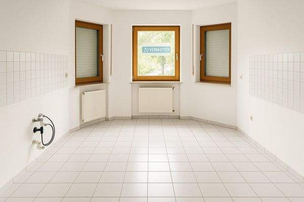 Lichtdurchflutete Wohlfühl-Küche mit Ausblick ins Grüne - Sofort bezugsfertig!