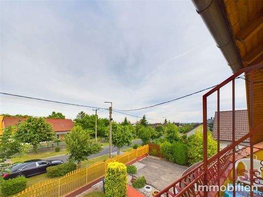 Ausblick von Balkon Richtung Plattensee