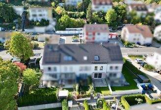 Luftansicht Garten