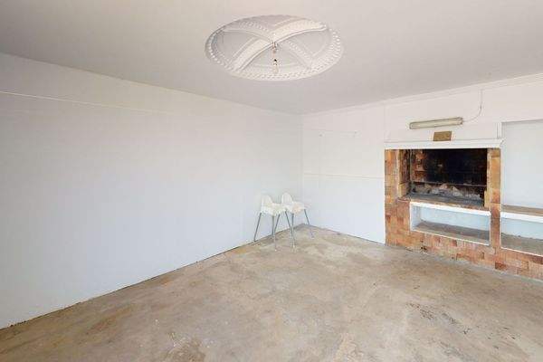 Grillbereich in der Garage 