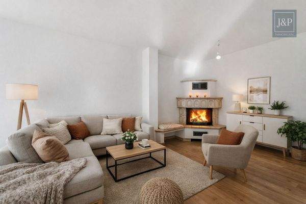 Kaminecke KI-Generiert