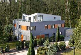 Beispiel - Modernes Doppelhaus