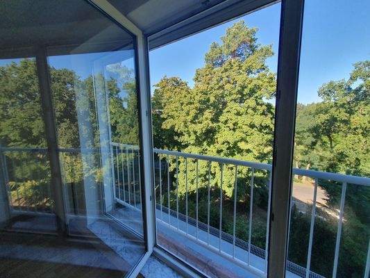 Ausblick Wohnzimmerfenster