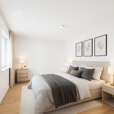 Schlafzimmer 1.OG Visualisierung