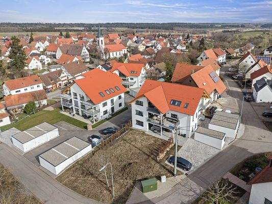 Südansicht Gebäude 2 und 4