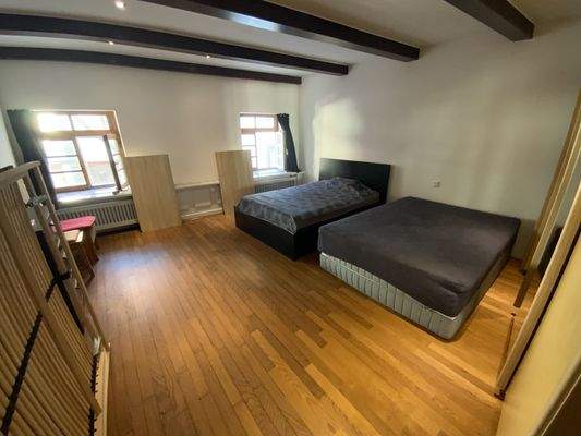 Schlafbereich im oberen Geschoss