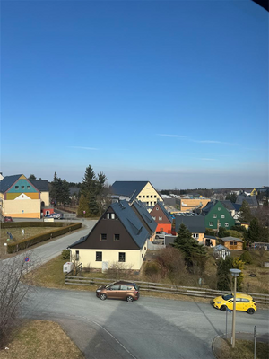 Ausblick Bodenzimmer im Giebel