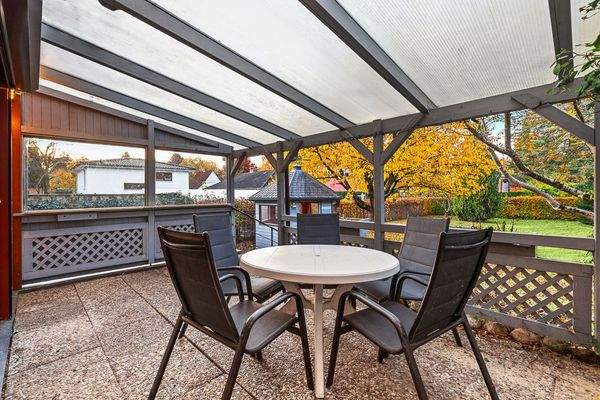 Überdachte Terrasse