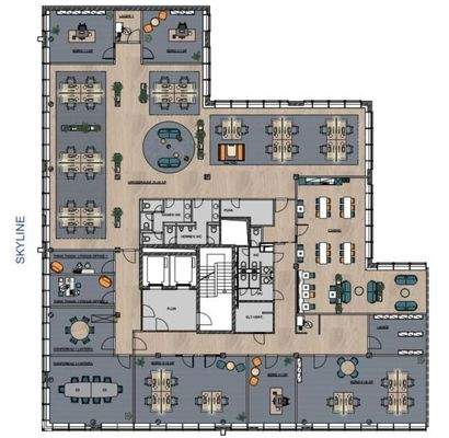 Grundriss 3OG Musterplanung