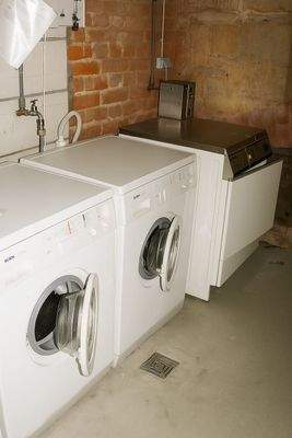 Waschautomaten im Keller