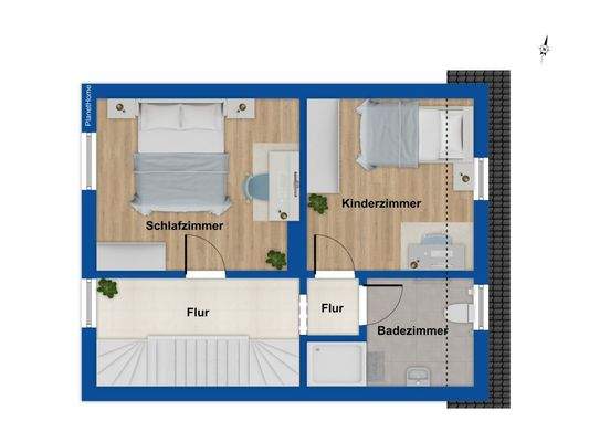 Grundriss Obergeschoss