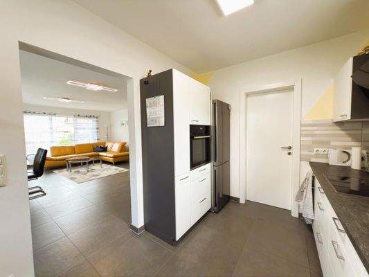 offen und hell - der Wohn - Kochbereich!