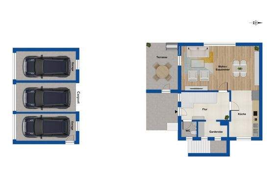 Grundriss - Erdgeschoss