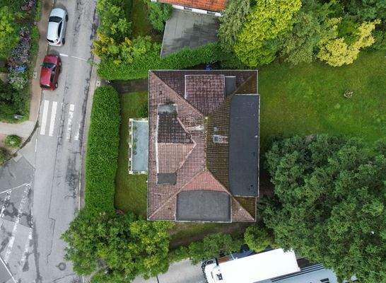 Luftbild des Grundstücks