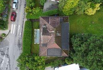 Luftbild des Grundstücks